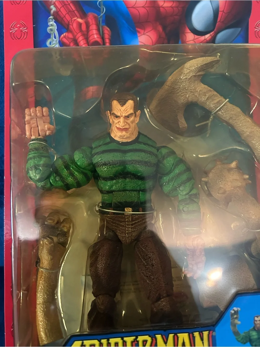 2004 Toy Biz Spider-Man Classics Sandman Interchangeable Hands Marvel Figure